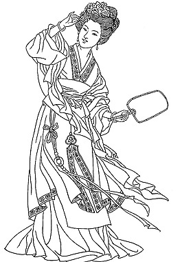 仕女圖片