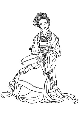 仕女圖片