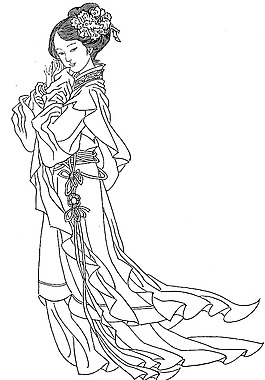 仕女圖片