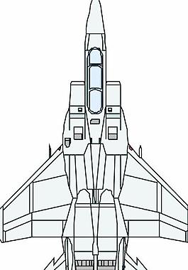 卡通飛機模型