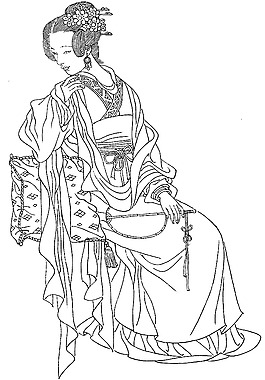 仕女圖片