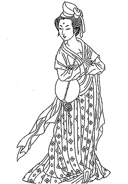 仕女圖片
