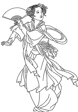 仕女圖片