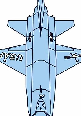 卡通飛機模型