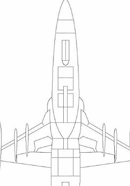 卡通飛機模型