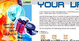 多彩個(gè)人模板