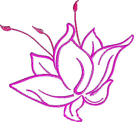 繡花 花紋 花朵 免費素材