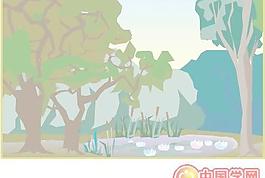 山水風景