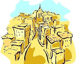 高樓大廈矢量圖