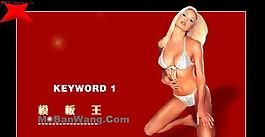 歐美個人主頁flash模板