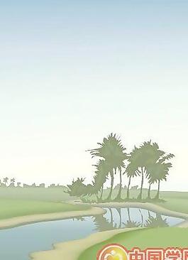 韩国矢量风景图