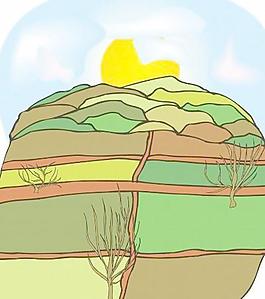 自然景色矢量圖