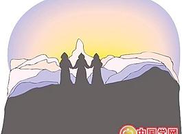 自然景色矢量图