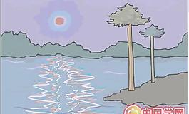 自然景色矢量圖