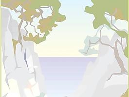 山水風景