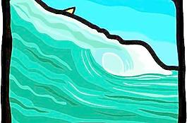海浪海景漫畫