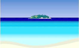 海滩海浪海景