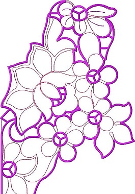 領(lǐng)邊 繡花 花紋 花朵 免費素材