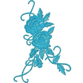 繡花 花紋 花朵 免費素材