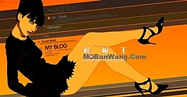 歐美女性時尚網站_FLASH模板