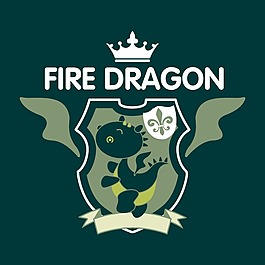 印花矢量图 可爱卡通 卡通动物 龙 文字 免费素材