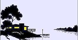 建筑漫畫(huà)矢量