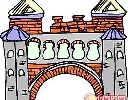 卡通建筑物