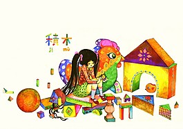 位圖 插畫 插畫師 糖果貓貓 中國風 免費素材