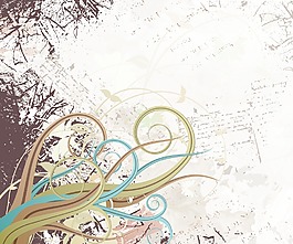 垃圾背景矢量插畫