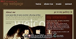 歐美個(gè)人網(wǎng)頁(yè)模板