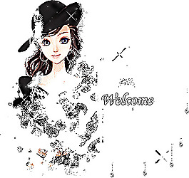 韓國 卡通 美女 閃圖圖片