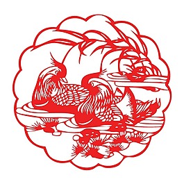 矢量圖 風(fēng)格 中國(guó)風(fēng) 民族風(fēng) 剪紙 免費(fèi)素材