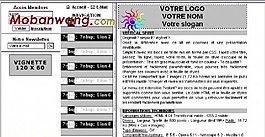 簡潔企業(yè)二列式網(wǎng)頁模板