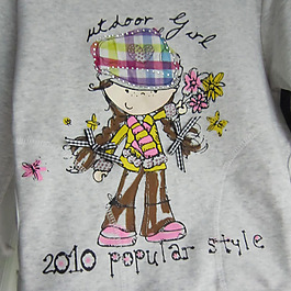貼布 女孩 文字 英文 花朵 免費(fèi)素材