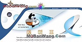 歐美導(dǎo)航網(wǎng)頁(yè)模板(4)