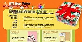 在线礼品商店网页模板