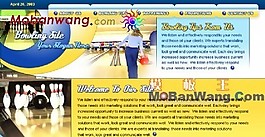 保齡球俱樂部網(wǎng)頁模板