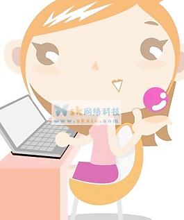卡通漫畫人物矢量圖