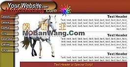 賽馬網(wǎng)頁模板