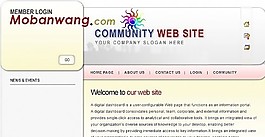歐美簡(jiǎn)潔公司網(wǎng)站模板