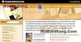 企業(yè)商務(wù)網(wǎng)站模板