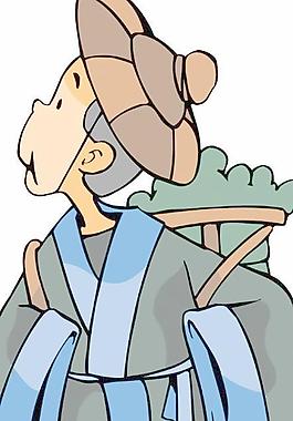 古代人物矢量圖