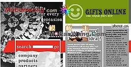 網(wǎng)上禮物商務(wù)網(wǎng)頁模板