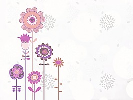 花卉背景矢量插畫