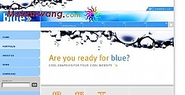 藍(lán)色企業(yè)網(wǎng)站模板