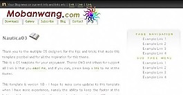 簡(jiǎn)單導(dǎo)航BLOG網(wǎng)頁(yè)模板