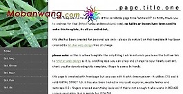 綠葉水滴BLOG網(wǎng)站模板