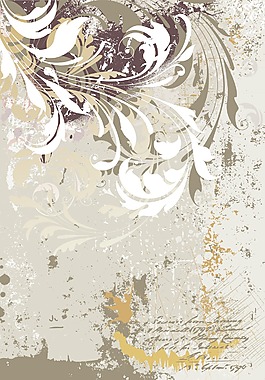 畫花卉背景矢量插畫