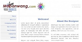 簡單企業(yè)線條網(wǎng)頁模板