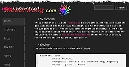 黑色工作室BLOG網(wǎng)頁(yè)模板